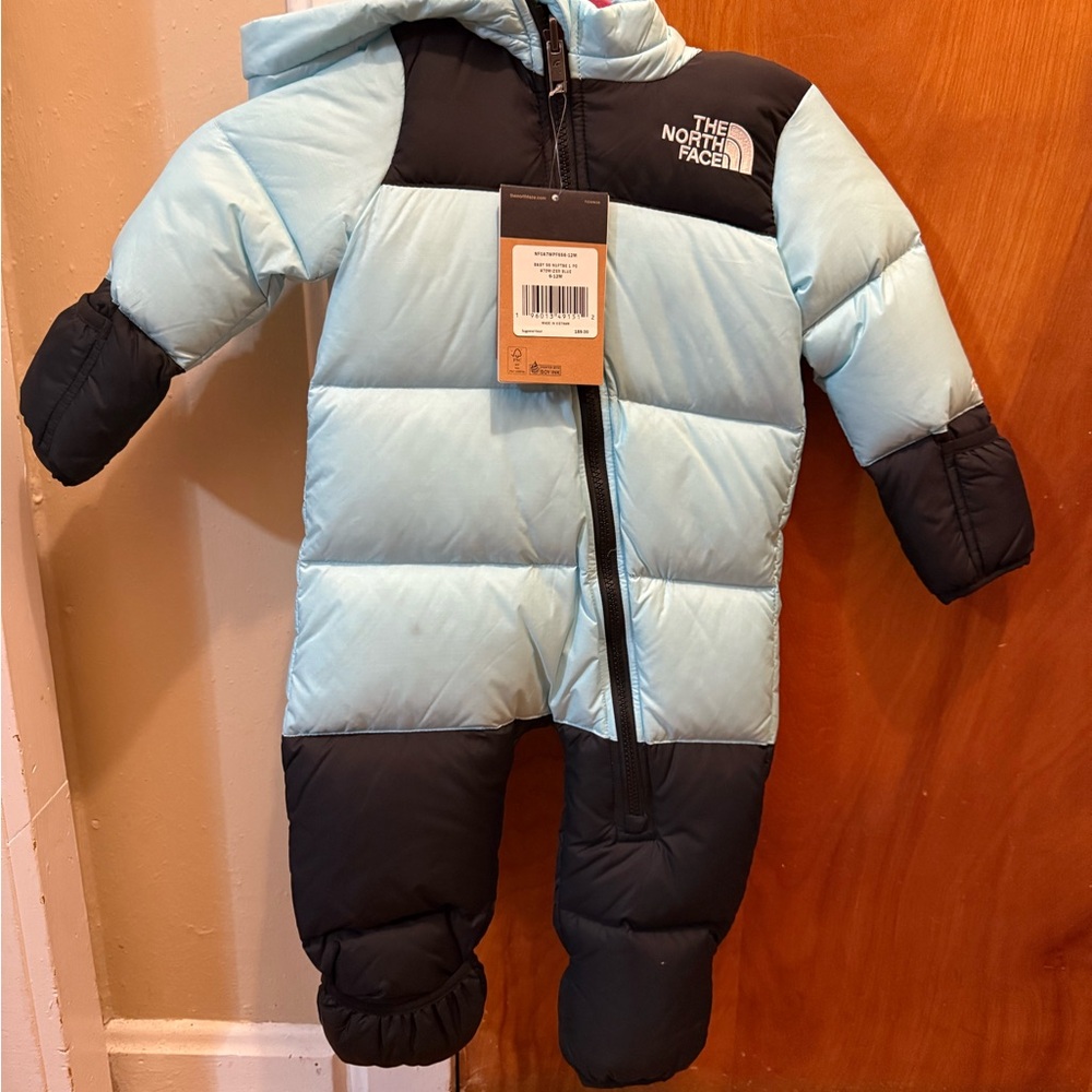 The North Face Baby Snowsuit - Atomizer Blue and Black
